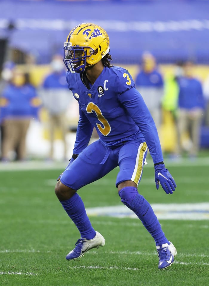 The Bills made Pitt safety Damar Hamlin a sixth-round draft pick.